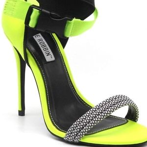 Cape Robbin Strappy Neon Heels
